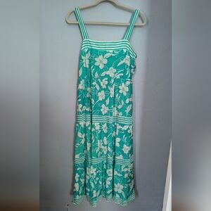 🌙 Sweet Wanderer Teal Floral Maxi Dress
